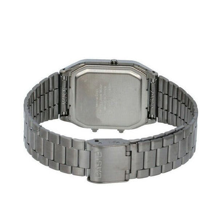 Reloj Casio Vintage analógico digital gris con baño de iones de cuarzo AQ-230GG-9A para hombre