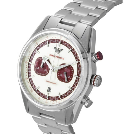 Reloj cronógrafo Emporio Armani de acero inoxidable con esfera multicolor de cuarzo AR11645 para hombre