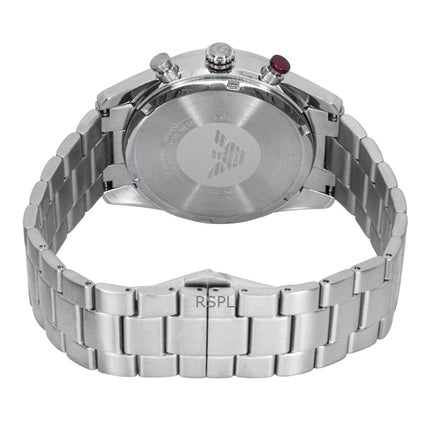 Reloj cronógrafo Emporio Armani de acero inoxidable con esfera multicolor de cuarzo AR11645 para hombre