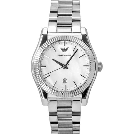 Reloj Emporio Armani AR11723 de cuarzo con esfera de nácar y acero inoxidable para mujer