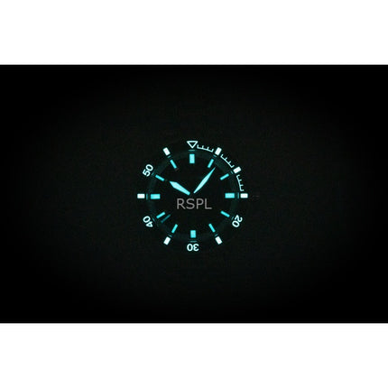 Reloj de buceo automático Emporio Armani Sea Explorer de acero inoxidable con esfera azul AR60087 200M para hombre