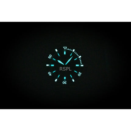 Reloj de buceo automático Emporio Armani Sea Explorer de acero inoxidable con esfera azul AR60090 200M para hombre