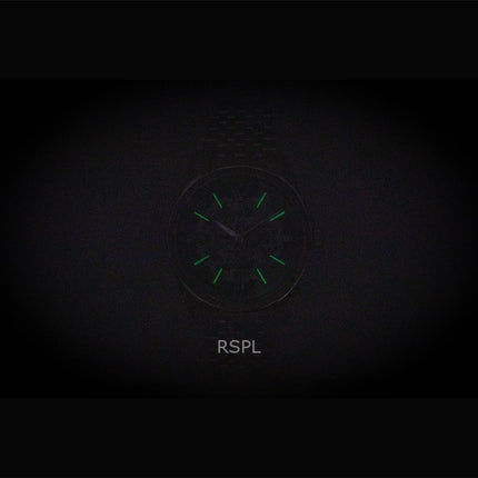 Reloj automático Emporio Armani AR60091 de acero inoxidable con esfera esqueletizada verde para hombre