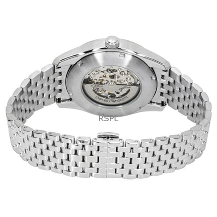 Reloj automático Emporio Armani AR60091 de acero inoxidable con esfera esqueletizada verde para hombre