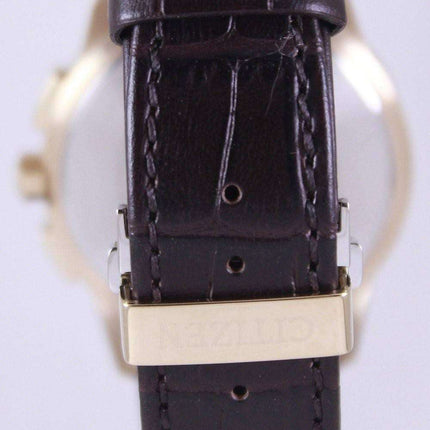 Ciudadano Eco-Drive Radio controlado reloj mundial tiempo AT8113 - 12H hombres