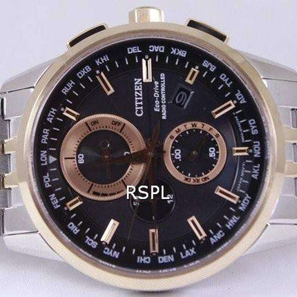 Reloj para hombre Citizen Eco-Drive controlado por radio, hora mundial AT8116-65E.