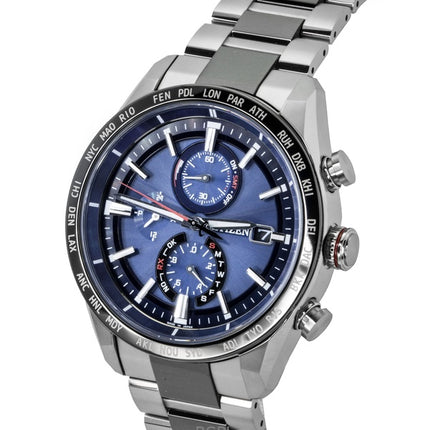 Reloj Citizen Attesa Cronógrafo Radio Controlado Super Titanium Eco-Drive AT8186-51L 100M para hombre