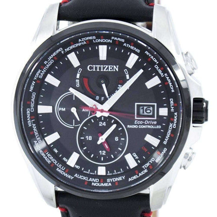Reloj cronógrafo para hombre Citizen Eco-Drive, cronógrafo, hora mundial AT9036-08E.