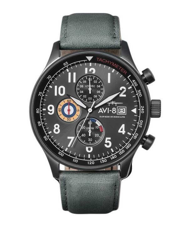 AVI-8 Hawker Hurricane Tachymeter Quartz AV-4011-0D Reloj para hombre