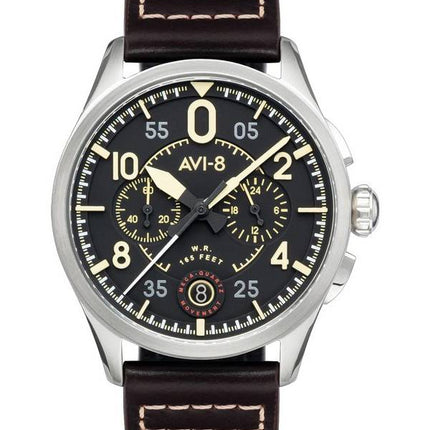 Reloj para hombre AVI-8 Spitfire Lock Midnight Oak Cronógrafo Cuarzo AV-4089-01