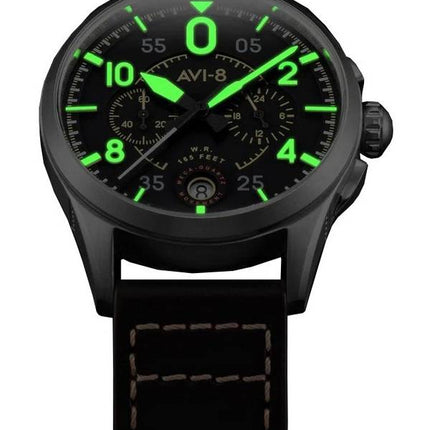 Reloj para hombre AVI-8 Spitfire Lock Midnight Oak Cronógrafo Cuarzo AV-4089-01