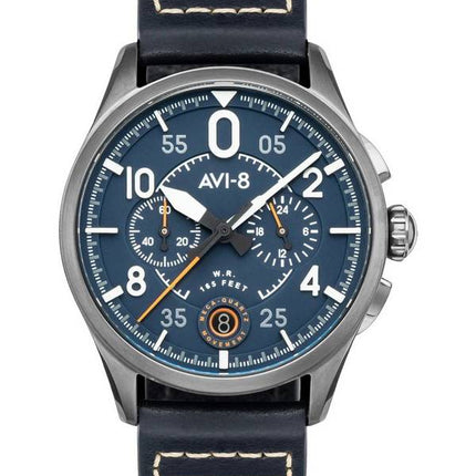 AVI-8 Spitfire Lock Channel Cronógrafo azul Cuarzo AV-4089-04 Reloj para hombre