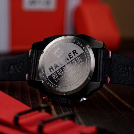 AVI-8 Hawker Hunter Atlas Cronógrafo Singapore Air Force Edición limitada Pegasus Black Quartz AV-4100-0A Reloj para hombre