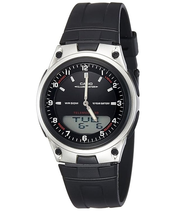 Reloj Casio Analógico Digital Telememo iluminador AW-80-1AVDF AW-80-1AV hombre