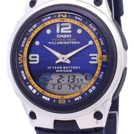 Casio Analog Digital out Gear pesca iluminador AW-82-2AVDF AW-82-2AV reloj de caballero