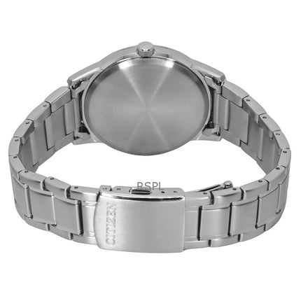 Reloj Citizen Eco-Drive de acero inoxidable con esfera blanca AW0100-86B para hombre