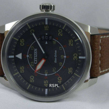 Citizen Eco-Drive aviador poder reserva AW1360 - 12H reloj masculino
