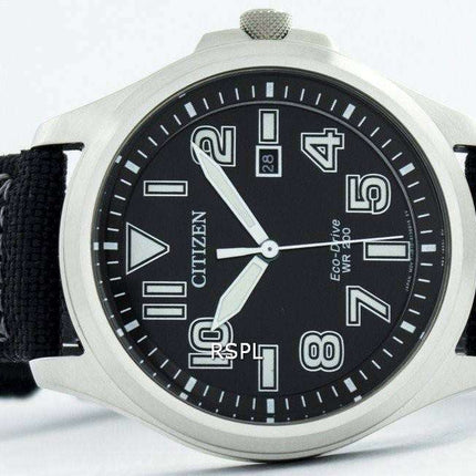 Reloj de hombre Citizen Eco-Drive Military 200M AW1410-24E