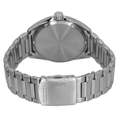 Reloj Citizen Eco-Drive de acero inoxidable con esfera azul AW1571-76L 100M para hombre