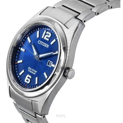 Reloj Citizen Super Titanium Eco-Drive con esfera azul AW1641-81L para hombre