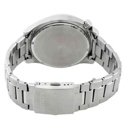 Reloj Citizen Eco-Drive de acero inoxidable con esfera verde AW1715-86X 100M para hombre