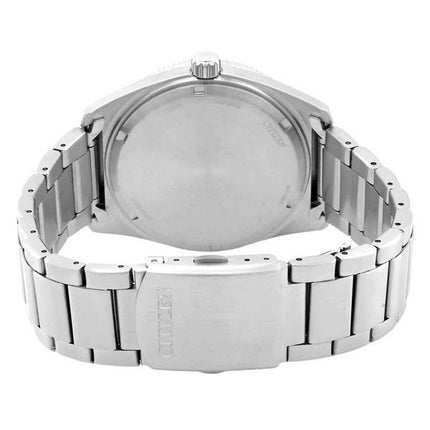 Reloj Citizen Eco-Drive de acero inoxidable con esfera azul AW1761-89L 100M para hombre