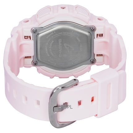 Reloj Casio Baby-G analógico-digital con correa de resina, esfera rosa, cuarzo, modelo BA-110AH-4A, resistente al agua hasta 100 m para mujer