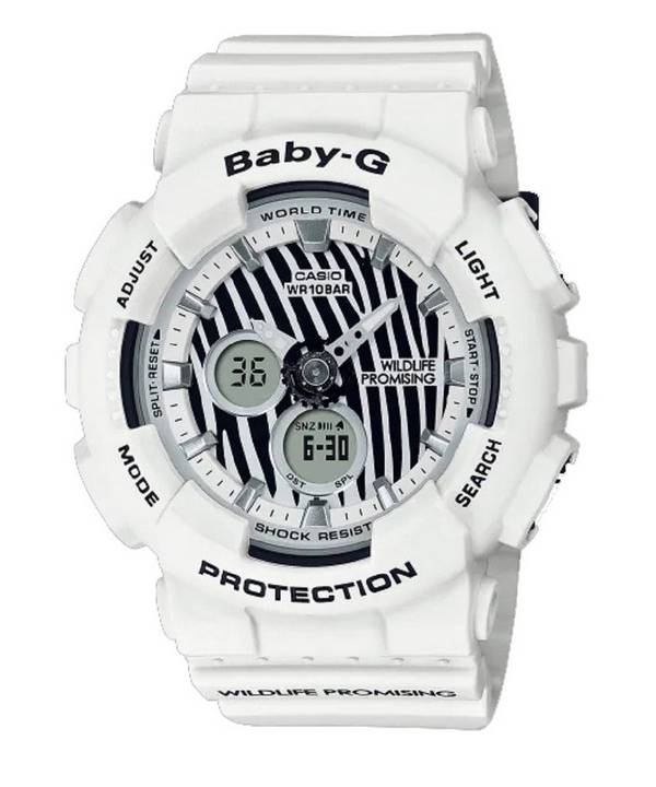 Casio Baby-G Wildlife Edición limitada Analógico Digital Cuarzo BA-120WLP-7A BA120WLP-7 100M Reloj para mujer