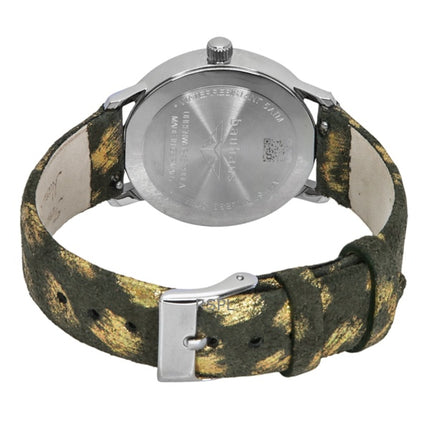 Reloj Bauhaus Classic de cuarzo con correa de piel y esfera blanca 20371 para mujer