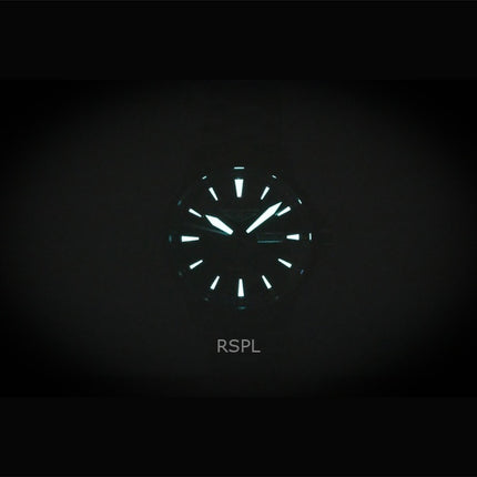 Reloj automático Bauhaus Aviation de titanio con esfera verde 2862M4 100M para hombre