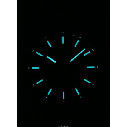 Reloj automático Bauhaus Aviation de titanio con esfera verde oscuro 2864M4 100M para hombre