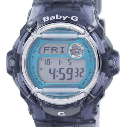 Reloj Casio Baby-G alarma a prueba de golpes Digital BG-169R-8B de la mujer