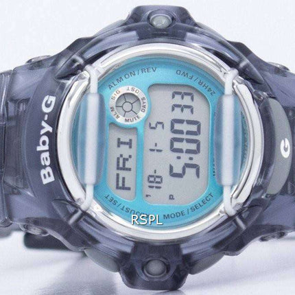 Reloj Casio Baby-G alarma a prueba de golpes Digital BG-169R-8B de la mujer