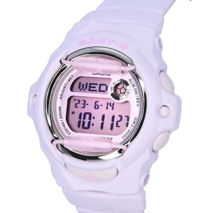 Reloj para mujer Casio Baby-G con correa de resina rosa digital de cuarzo BG-169U-4B 200M