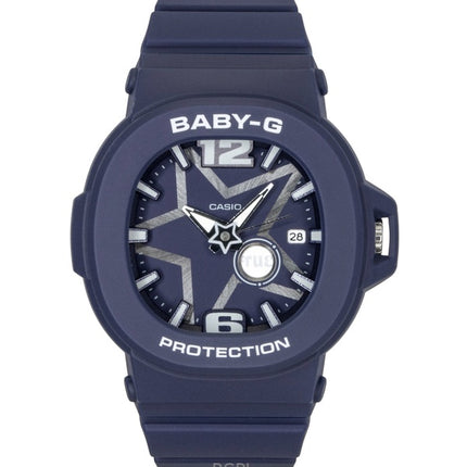 Reloj Casio Baby-G analógico de resina con esfera azul de cuarzo BGA-10D-2A1 100M para mujer