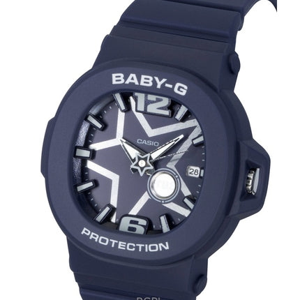 Reloj Casio Baby-G analógico de resina con esfera azul de cuarzo BGA-10D-2A1 100M para mujer