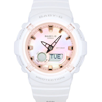 Reloj Casio Baby-G analógico digital con correa de resina y esfera multicolor de cuarzo BGA-280TD-7A, 100 m, para mujer