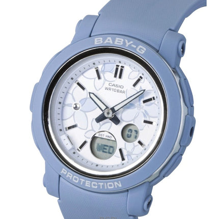 Reloj Casio Baby-G analógico digital con correa de resina y esfera multicolor de cuarzo BGA-290FL-2A 100M para mujer