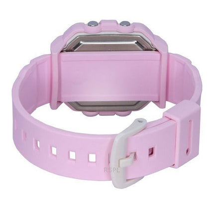 Reloj Casio Baby-G Digital con correa de resina y esfera rosa de cuarzo BGD-10-4 100M para mujer