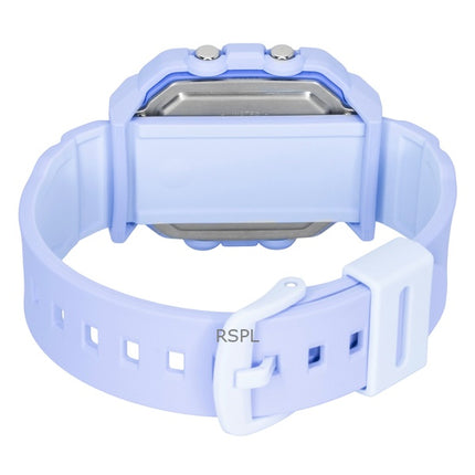 Reloj Casio Baby-G Plus de cuarzo con correa de resina digital BGD-10KH-2B para mujer, 100 m, con soporte especial