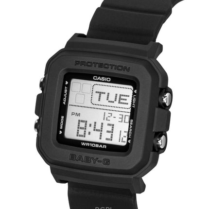 Reloj Casio Baby-G Plus de cuarzo con correa de resina digital BGD-10KH-2C para mujer, 100 m, con soporte especial