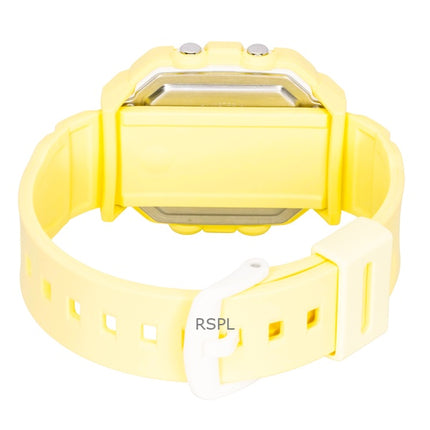 Reloj Casio Baby-G digital de cuarzo con correa de resina amarilla BGD-10KH-9 100M para mujer