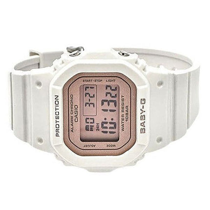 Reloj Casio Baby-G digital con correa de resina blanca de cuarzo BGD-565SC-4 100M para mujer
