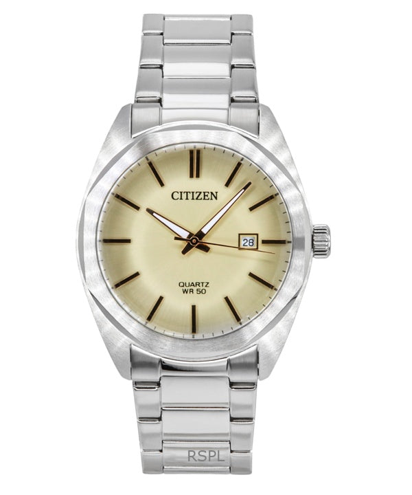 Reloj Citizen BI5110-54B de cuarzo con esfera marfil y acero inoxidable para hombre