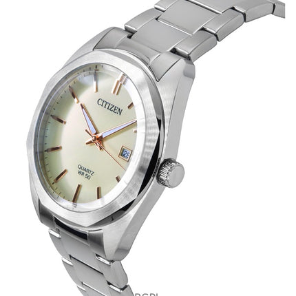 Reloj Citizen BI5110-54B de cuarzo con esfera marfil y acero inoxidable para hombre