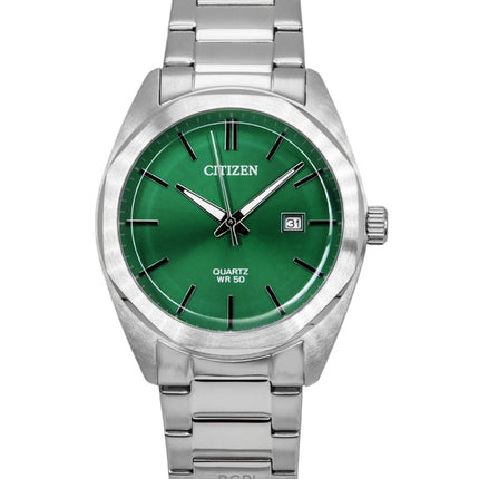 Reloj Citizen BI5110-54X de cuarzo con esfera verde y acero inoxidable para hombre