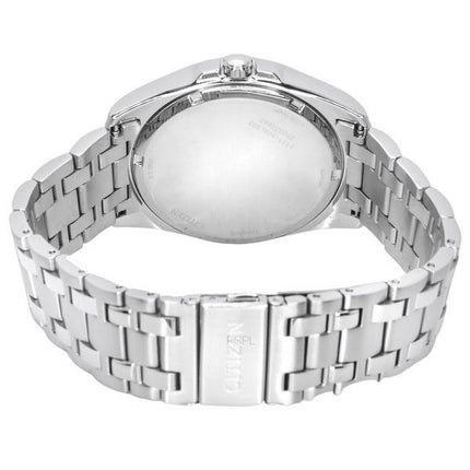 Reloj para hombre Citizen Peyten de acero inoxidable con esfera verde Eco-Drive BM7530-50X 100M