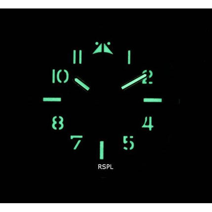 Reloj Citizen Aviator Eco-Drive de acero inoxidable con esfera negra BM7550-87E 100M para hombre