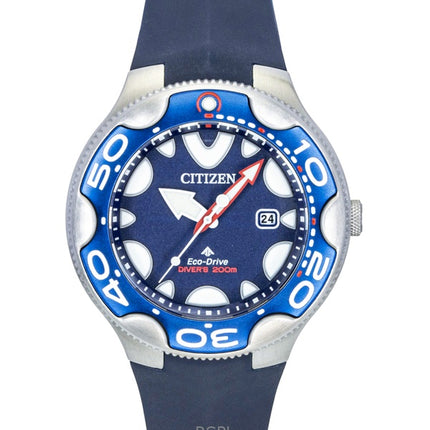 Reloj Citizen Promaster Dive Marine Eco-Drive BN0231-01L para hombre, correa de poliuretano, esfera azul, 200 m