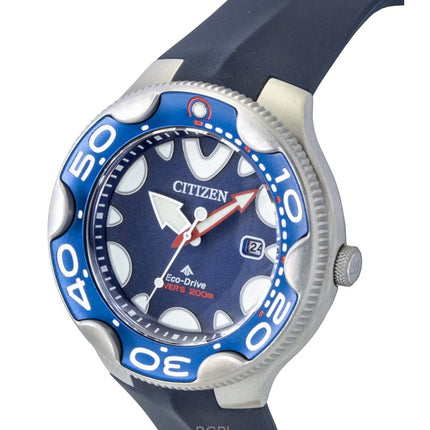 Reloj Citizen Promaster Dive Marine Eco-Drive BN0231-01L para hombre, correa de poliuretano, esfera azul, 200 m